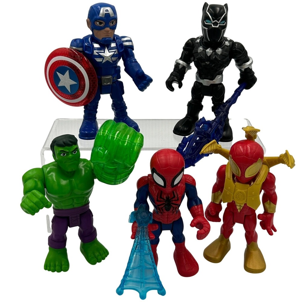 Hasbro Playskool Heroes Marvel Super Hero Adventures‎ 5-Pack Figures